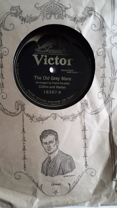 wire art, wire sculpture, antique records